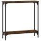 vidaXL Konsolentisch Räuchereiche 75x22,5x75 cm Holzwerkstoff vidaXL Konsolentisch Räuchereiche 75x22,5x75 cm Holzwerkstoff