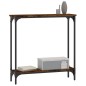 vidaXL Konsolentisch Räuchereiche 75x22,5x75 cm Holzwerkstoff vidaXL Konsolentisch Räuchereiche 75x22,5x75 cm Holzwerkstoff