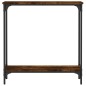 vidaXL Konsolentisch Räuchereiche 75x22,5x75 cm Holzwerkstoff vidaXL Konsolentisch Räuchereiche 75x22,5x75 cm Holzwerkstoff