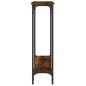 vidaXL Konsolentisch Räuchereiche 75x22,5x75 cm Holzwerkstoff vidaXL Konsolentisch Räuchereiche 75x22,5x75 cm Holzwerkstoff