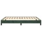 Bettgestell Dunkelgrün 140x200 cm Samt Bettgestell Dunkelgrün 140x200 cm Samt