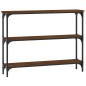 vidaXL Konsolentisch Braun Eichen-Optik 100x22,5x75 cm Holzwerkstoff vidaXL Konsolentisch Braun Eichen-Optik 100x22,5x75 cm Holzwerkstoff
