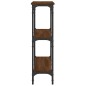 vidaXL Konsolentisch Braun Eichen-Optik 100x22,5x75 cm Holzwerkstoff vidaXL Konsolentisch Braun Eichen-Optik 100x22,5x75 cm Holzwerkstoff