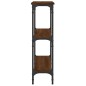 vidaXL Konsolentisch Braun Eichen-Optik 75x22,5x75 cm Holzwerkstoff vidaXL Konsolentisch Braun Eichen-Optik 75x22,5x75 cm Holzwerkstoff