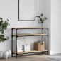 vidaXL Konsolentisch Sonoma-Eiche 100x29x75 cm Holzwerkstoff vidaXL Konsolentisch Sonoma-Eiche 100x29x75 cm Holzwerkstoff