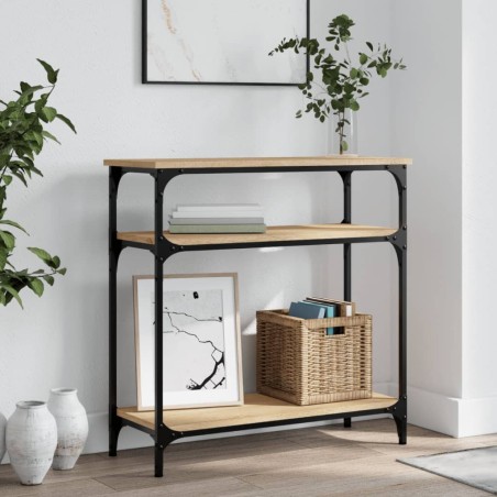 vidaXL Konsolentisch Sonoma-Eiche 75x29x75 cm Holzwerkstoff