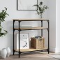 vidaXL Konsolentisch Sonoma-Eiche 75x29x75 cm Holzwerkstoff vidaXL Konsolentisch Sonoma-Eiche 75x29x75 cm Holzwerkstoff