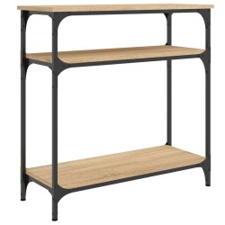 vidaXL Konsolentisch Sonoma-Eiche 75x29x75 cm Holzwerkstoff