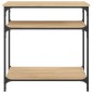 vidaXL Konsolentisch Sonoma-Eiche 75x29x75 cm Holzwerkstoff vidaXL Konsolentisch Sonoma-Eiche 75x29x75 cm Holzwerkstoff