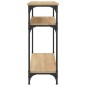 vidaXL Konsolentisch Sonoma-Eiche 75x29x75 cm Holzwerkstoff vidaXL Konsolentisch Sonoma-Eiche 75x29x75 cm Holzwerkstoff