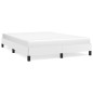 vidaXL Bettgestell Weiß 140x190 cm Kunstleder vidaXL Bettgestell Weiß 140x190 cm Kunstleder