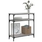 vidaXL Konsolentisch Grau Sonoma 75x29x75 cm Holzwerkstoff vidaXL Konsolentisch Grau Sonoma 75x29x75 cm Holzwerkstoff