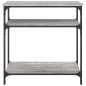 vidaXL Konsolentisch Grau Sonoma 75x29x75 cm Holzwerkstoff vidaXL Konsolentisch Grau Sonoma 75x29x75 cm Holzwerkstoff