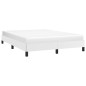 vidaXL Bettgestell Weiß 140x190 cm Kunstleder vidaXL Bettgestell Weiß 140x190 cm Kunstleder