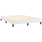 vidaXL Bettgestell Weiß 140x190 cm Kunstleder vidaXL Bettgestell Weiß 140x190 cm Kunstleder