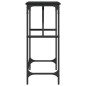 vidaXL Konsolentisch Schwarz 100x32x75 cm Holzwerkstoff vidaXL Konsolentisch Schwarz 100x32x75 cm Holzwerkstoff