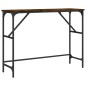 vidaXL Konsolentisch Räuchereiche 100x32x75 cm Holzwerkstoff vidaXL Konsolentisch Räuchereiche 100x32x75 cm Holzwerkstoff