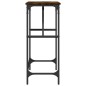 vidaXL Konsolentisch Räuchereiche 100x32x75 cm Holzwerkstoff vidaXL Konsolentisch Räuchereiche 100x32x75 cm Holzwerkstoff