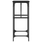 vidaXL Konsolentisch Schwarz 75x32x75 cm Holzwerkstoff vidaXL Konsolentisch Schwarz 75x32x75 cm Holzwerkstoff