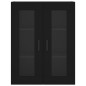 Highboard Schwarz 69,5x34x180 cm Holzwerkstoff Highboard Schwarz 69,5x34x180 cm Holzwerkstoff
