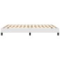 vidaXL Bettgestell Weiß 140x190 cm Kunstleder vidaXL Bettgestell Weiß 140x190 cm Kunstleder