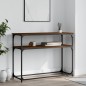 vidaXL Konsolentisch Braun Eichen-Optik 100x35,5x75 cm Holzwerkstoff vidaXL Konsolentisch Braun Eichen-Optik 100x35,5x75 cm Holzwerkstoff