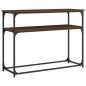 vidaXL Konsolentisch Braun Eichen-Optik 100x35,5x75 cm Holzwerkstoff vidaXL Konsolentisch Braun Eichen-Optik 100x35,5x75 cm Holzwerkstoff