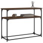 vidaXL Konsolentisch Braun Eichen-Optik 100x35,5x75 cm Holzwerkstoff vidaXL Konsolentisch Braun Eichen-Optik 100x35,5x75 cm Holzwerkstoff