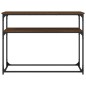 vidaXL Konsolentisch Braun Eichen-Optik 100x35,5x75 cm Holzwerkstoff vidaXL Konsolentisch Braun Eichen-Optik 100x35,5x75 cm Holzwerkstoff