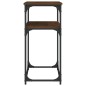 vidaXL Konsolentisch Braun Eichen-Optik 100x35,5x75 cm Holzwerkstoff vidaXL Konsolentisch Braun Eichen-Optik 100x35,5x75 cm Holzwerkstoff