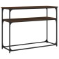 vidaXL Konsolentisch Braun Eichen-Optik 100x35,5x75 cm Holzwerkstoff vidaXL Konsolentisch Braun Eichen-Optik 100x35,5x75 cm Holzwerkstoff