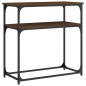 vidaXL Konsolentisch Braun Eichen-Optik 75x35,5x75 cm Holzwerkstoff vidaXL Konsolentisch Braun Eichen-Optik 75x35,5x75 cm Holzwerkstoff