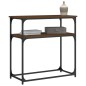 vidaXL Konsolentisch Braun Eichen-Optik 75x35,5x75 cm Holzwerkstoff vidaXL Konsolentisch Braun Eichen-Optik 75x35,5x75 cm Holzwerkstoff