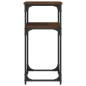 vidaXL Konsolentisch Braun Eichen-Optik 75x35,5x75 cm Holzwerkstoff vidaXL Konsolentisch Braun Eichen-Optik 75x35,5x75 cm Holzwerkstoff