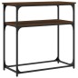 vidaXL Konsolentisch Braun Eichen-Optik 75x35,5x75 cm Holzwerkstoff vidaXL Konsolentisch Braun Eichen-Optik 75x35,5x75 cm Holzwerkstoff