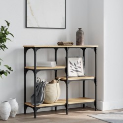 vidaXL Konsolentisch Sonoma-Eiche 80x29x75 cm Holzwerkstoff