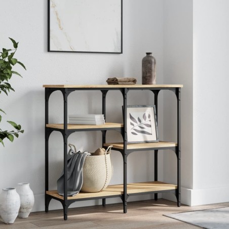 vidaXL Konsolentisch Sonoma-Eiche 80x29x75 cm Holzwerkstoff