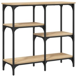 vidaXL Konsolentisch Sonoma-Eiche 80x29x75 cm Holzwerkstoff
