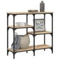 vidaXL Konsolentisch Sonoma-Eiche 80x29x75 cm Holzwerkstoff vidaXL Konsolentisch Sonoma-Eiche 80x29x75 cm Holzwerkstoff