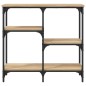 vidaXL Konsolentisch Sonoma-Eiche 80x29x75 cm Holzwerkstoff vidaXL Konsolentisch Sonoma-Eiche 80x29x75 cm Holzwerkstoff