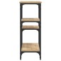 vidaXL Konsolentisch Sonoma-Eiche 80x29x75 cm Holzwerkstoff vidaXL Konsolentisch Sonoma-Eiche 80x29x75 cm Holzwerkstoff