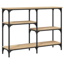 vidaXL Konsolentisch Sonoma-Eiche 102x29x75 cm Holzwerkstoff