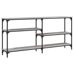 vidaXL Konsolentisch Grau Sonoma 160x29x75 cm Holzwerkstoff