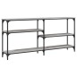 vidaXL Konsolentisch Grau Sonoma 160x29x75 cm Holzwerkstoff vidaXL Konsolentisch Grau Sonoma 160x29x75 cm Holzwerkstoff