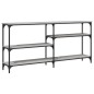 vidaXL Konsolentisch Grau Sonoma 160x29x75 cm Holzwerkstoff vidaXL Konsolentisch Grau Sonoma 160x29x75 cm Holzwerkstoff