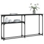 vidaXL Konsolentisch Schwarz 145x22,5x75 cm Holzwerkstoff vidaXL Konsolentisch Schwarz 145x22,5x75 cm Holzwerkstoff