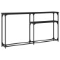 vidaXL Konsolentisch Schwarz 145x22,5x75 cm Holzwerkstoff vidaXL Konsolentisch Schwarz 145x22,5x75 cm Holzwerkstoff