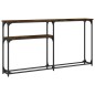 vidaXL Konsolentisch Räuchereiche 145x22,5x75 cm Holzwerkstoff vidaXL Konsolentisch Räuchereiche 145x22,5x75 cm Holzwerkstoff