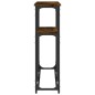 vidaXL Konsolentisch Räuchereiche 145x22,5x75 cm Holzwerkstoff vidaXL Konsolentisch Räuchereiche 145x22,5x75 cm Holzwerkstoff