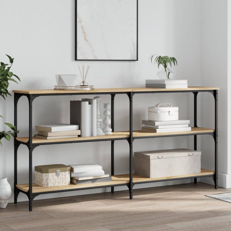vidaXL Konsolentisch Sonoma-Eiche 150x29x75 cm Holzwerkstoff vidaXL Konsolentisch Sonoma-Eiche 150x29x75 cm Holzwerkstoff
